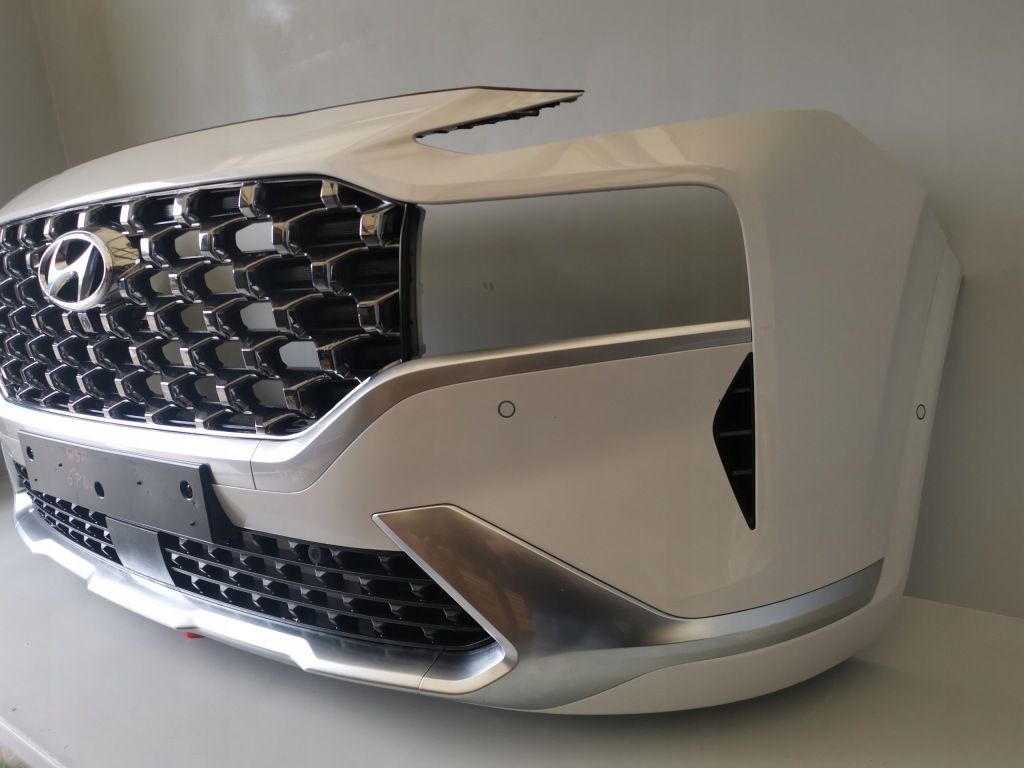фото №7, Hyundai santa fe iv lift бампер перед передний kompletny w3a 6pdc идеальное состояние