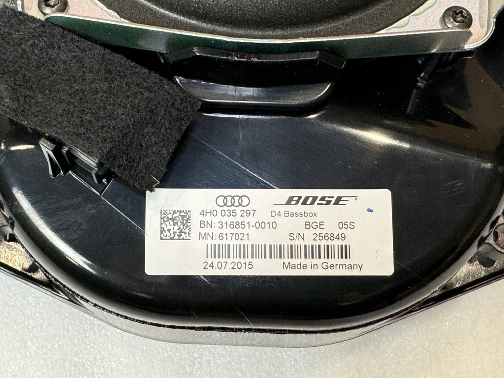 фото №5, Audi a8 d4 4h 2017 динаміки підсилювач bose комплект 4g1035223a 72km