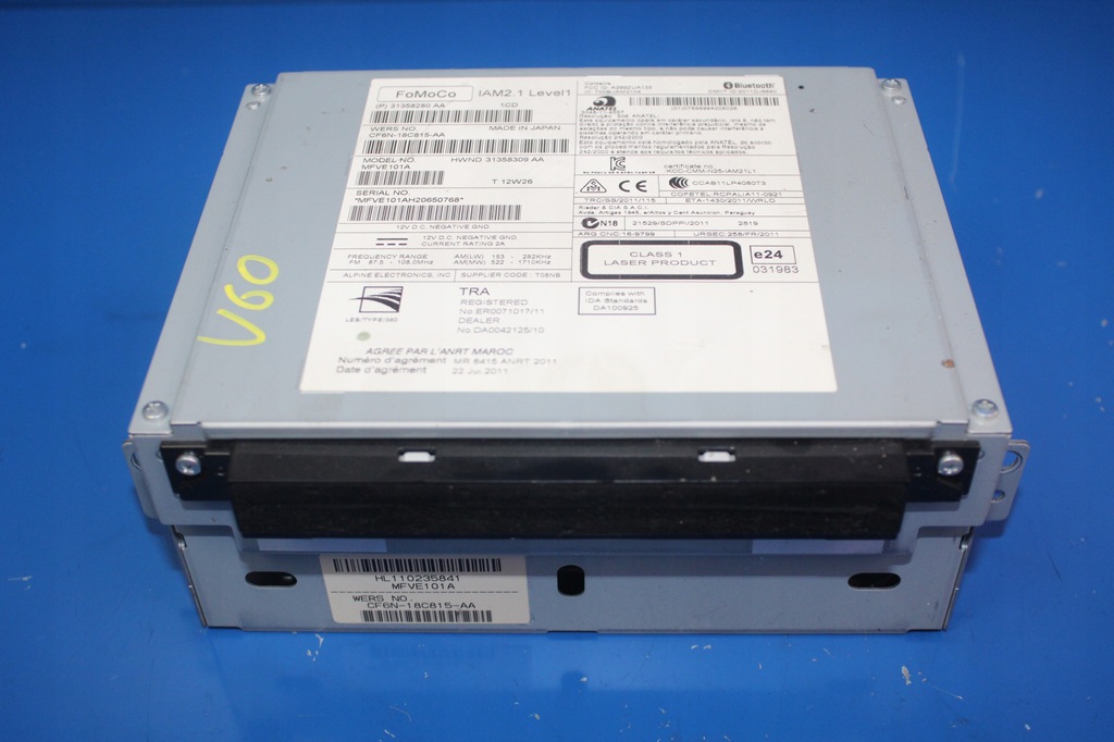 фото №1, Volvo v60 s60 ii xc60 считыватель cd радио 31358280