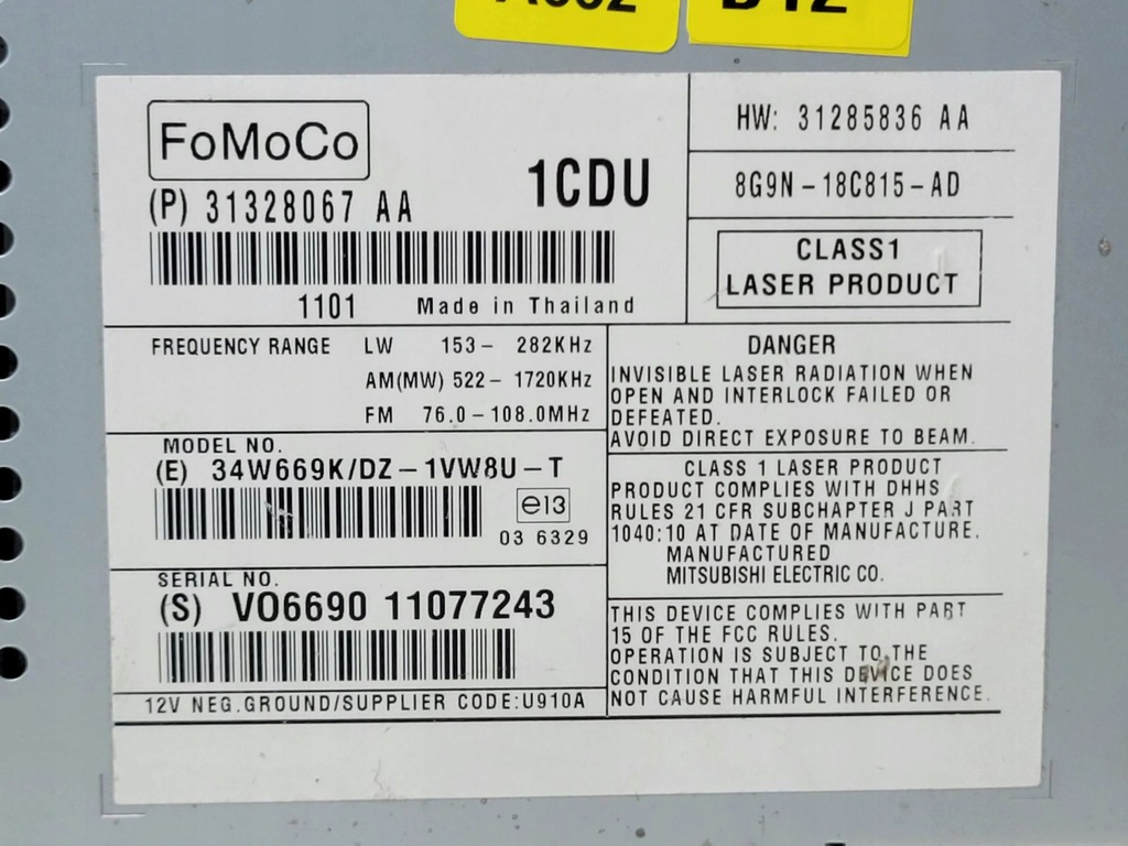 фото №7, Радиопроигрыватель do volvo xc60 2011