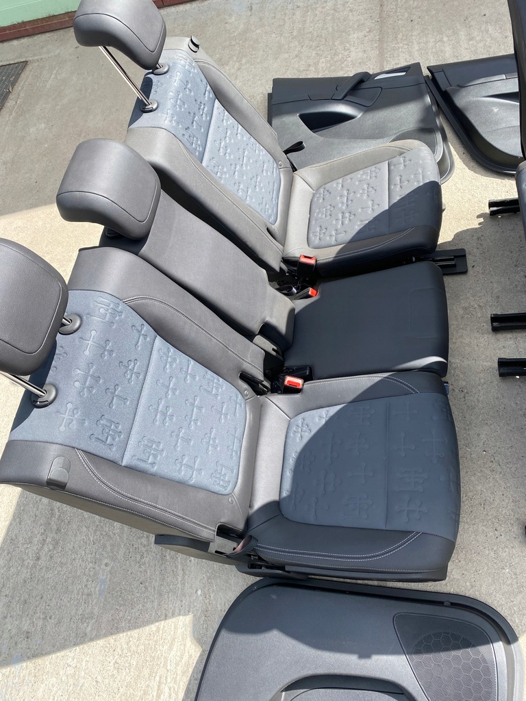 фото №6, Opel meriva b сидіння сидіння перед задня напівшкіра заднє сидіння обшивки