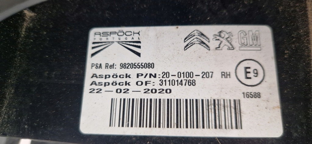 фото №6, Combo e berlingo iv 4 rifter proace лампа задня права