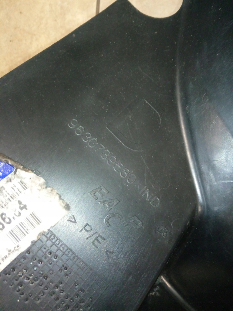 фото №9, Підкрилок peugeot 206 206+ перед частина задня вибір oryg.