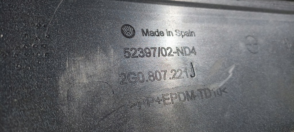 фото №12, Бампер передний vw polo 2g0 gti gt 17- 2g0807221j