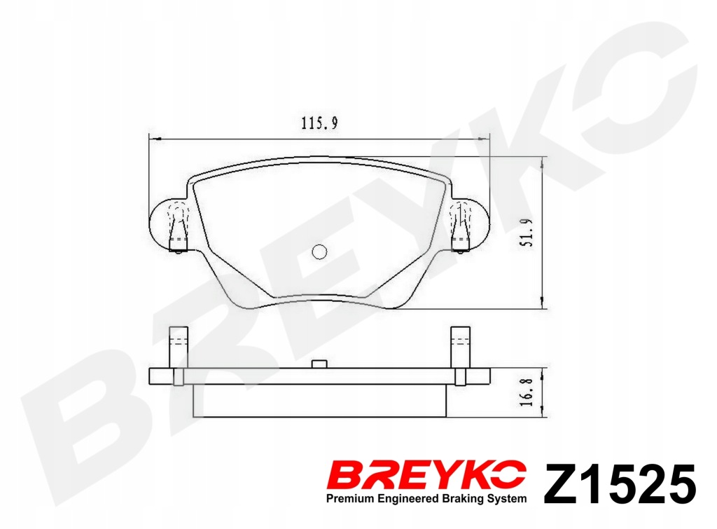 фото №4, Гальмівні колодки гальмівні задня do renault kangoo express