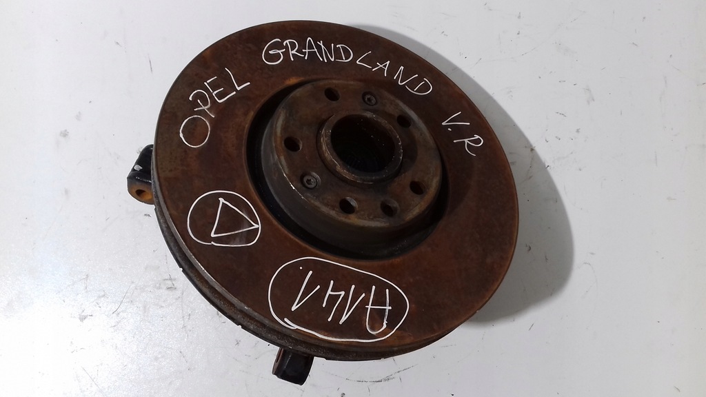 фото №1, Opel grandland поворотный кулак правый перед ступица b3