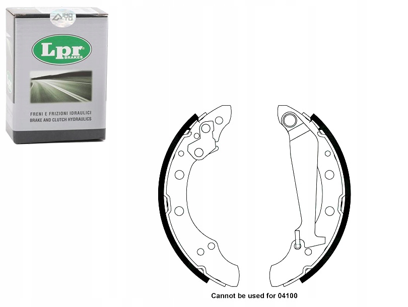фото №1, Комплект - набір колодка гальмівних [lpr]