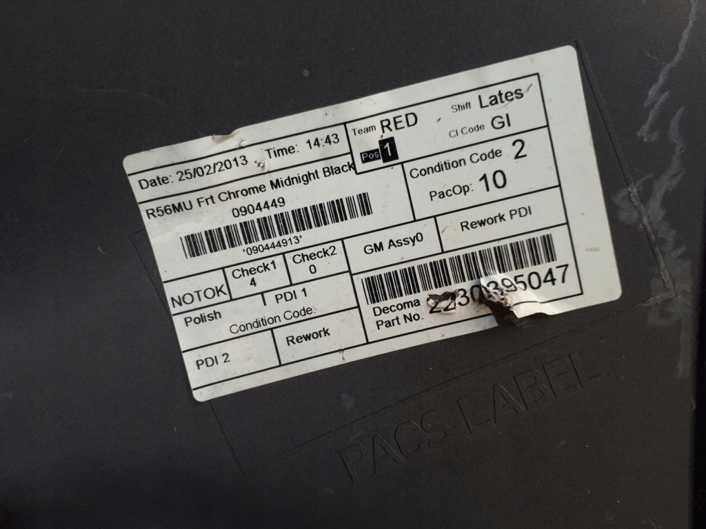 фото №11, Mini оригинальный номер 7250772 бампер