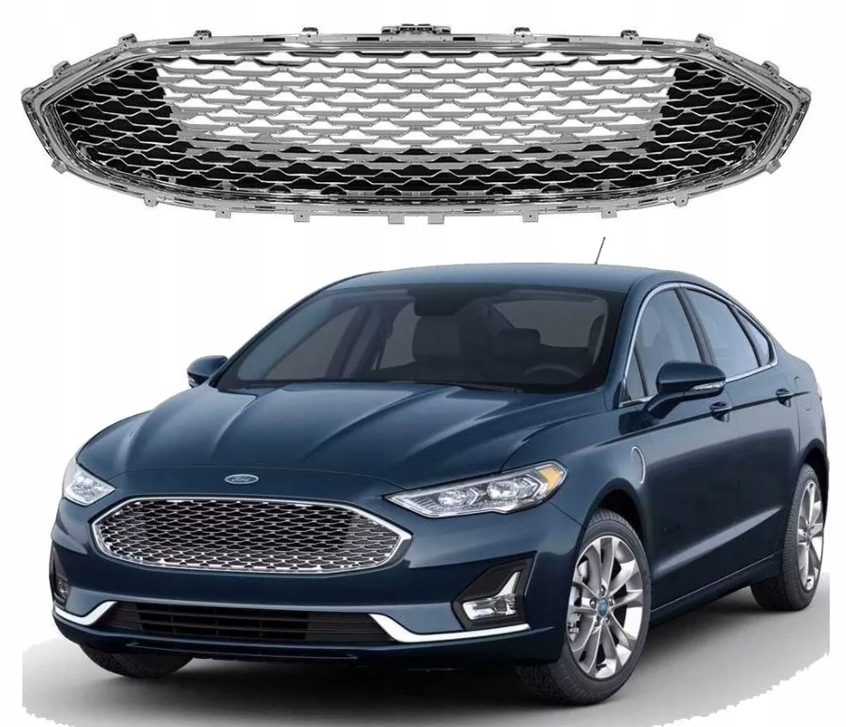 фото №1, Ford fusion usa lift 2019- nowa решітка радіатора решітка радіатора хром решітка радіатора platinum хром