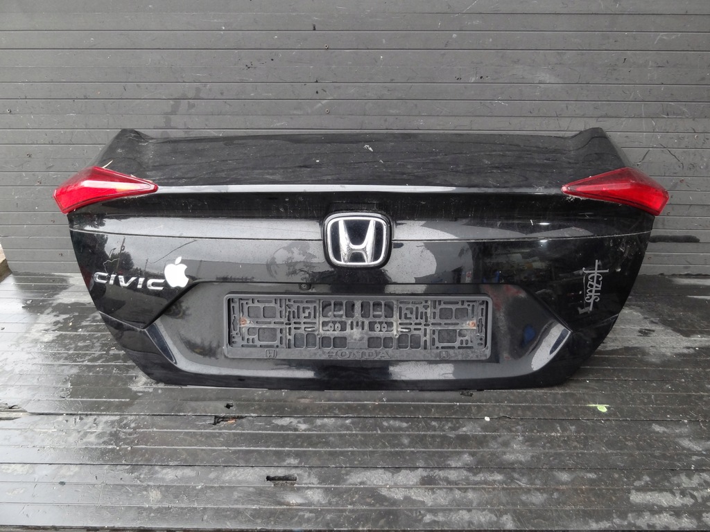 фото №1, Honda civic x 2017 sedan кришка багажника багажника комплектна оригінал