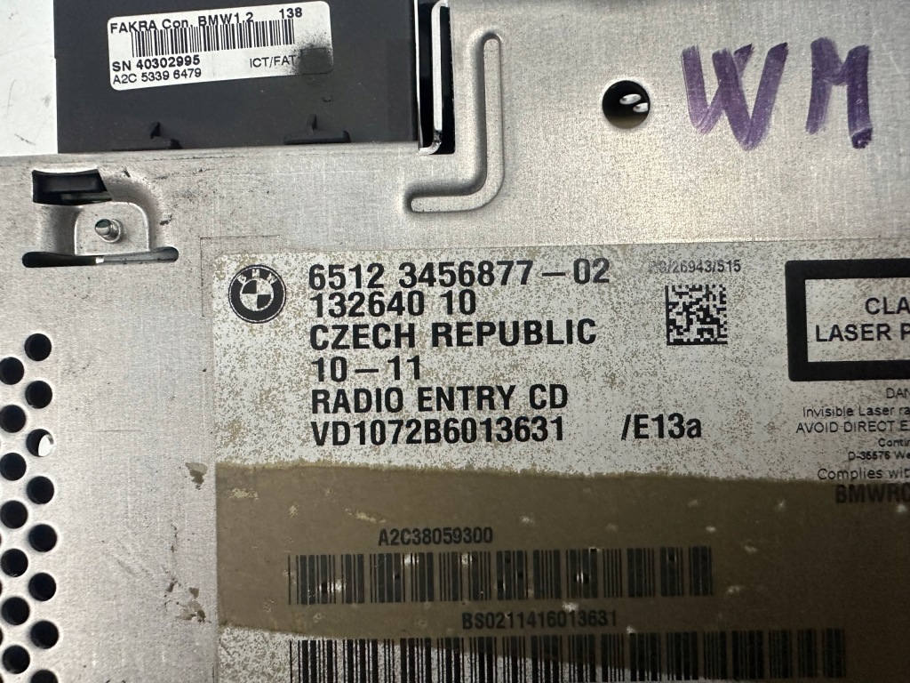 фото №3, Радіо програвач дисків cd gps mini cooper countryman r60 r55 r56 r57 oryg