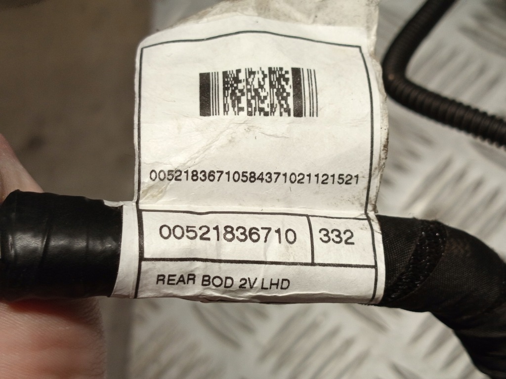 фото №14, Fiat 500e джгут електропроводка електрична салону 00521836710