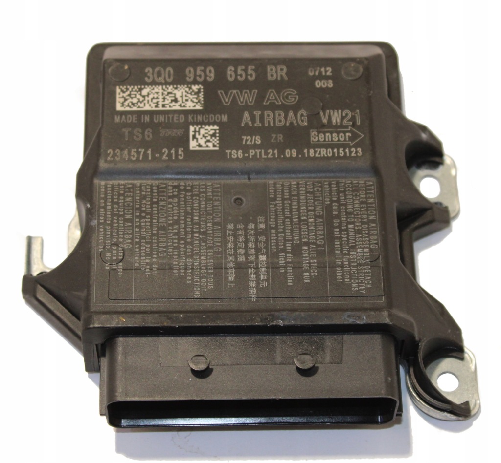 фото №1, Vw ag модуль блок управления подушек безопасности 3q0959655br
