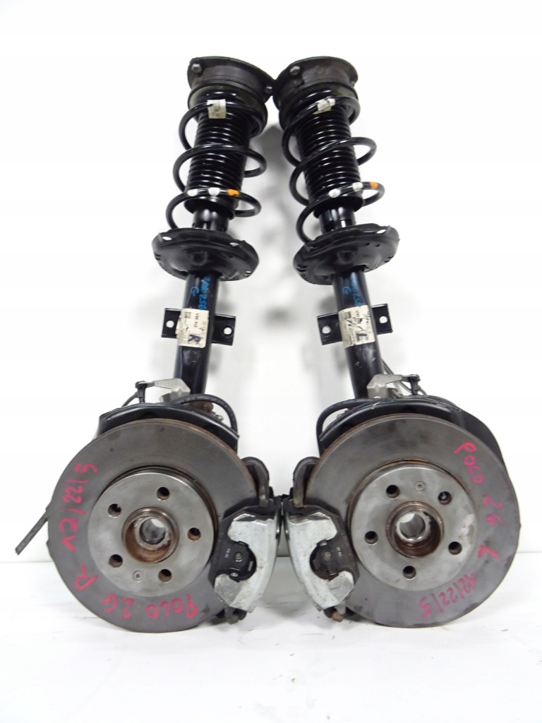 фото №1, Vw polo 2g поворотный кулак левая амортизатор 2q0255g 2q0413031db