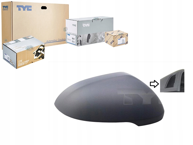 Купити Накладка дзеркало vw pasat b8 14-on m-cvr lh prim for s-assist