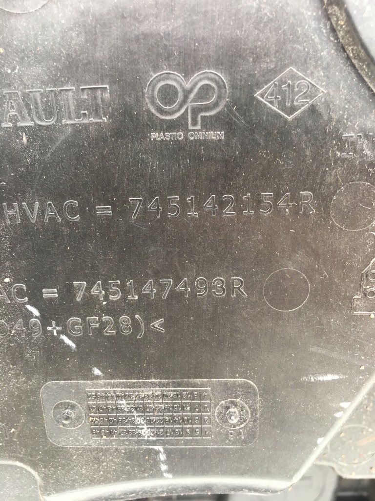 фото №3, Піддон підлога adblue renault espace v 745142154r