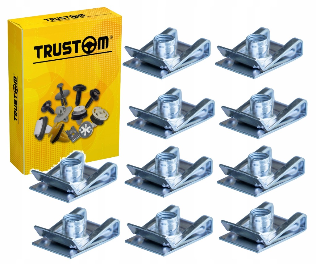 фото №1, 10x кліпса пластина монтажна vw audi seat skoda