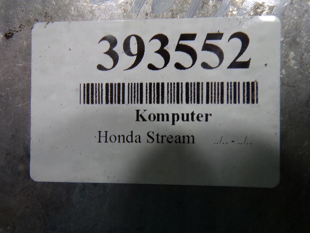 фото №5, Honda stream 1.7 16v 125km бортовий комп'ютер блок керування двигуна 37820psag13