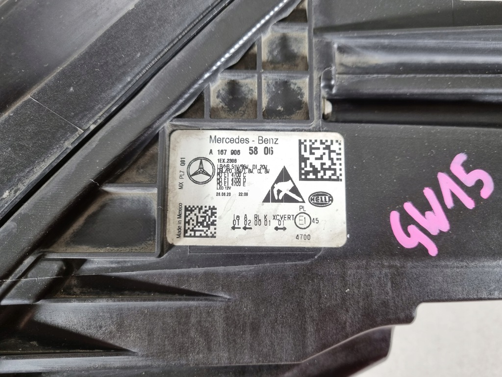 фото №13, Mercedes gle w167 full led multibeam лампа права