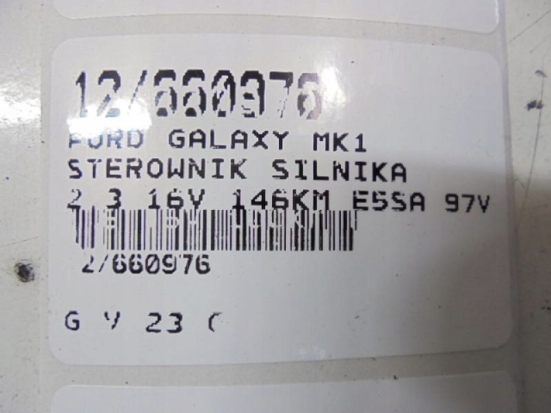 фото №6, Galaxy mk1 бортовой компьютер 97vw-12a650-ad 2,3 16v quip