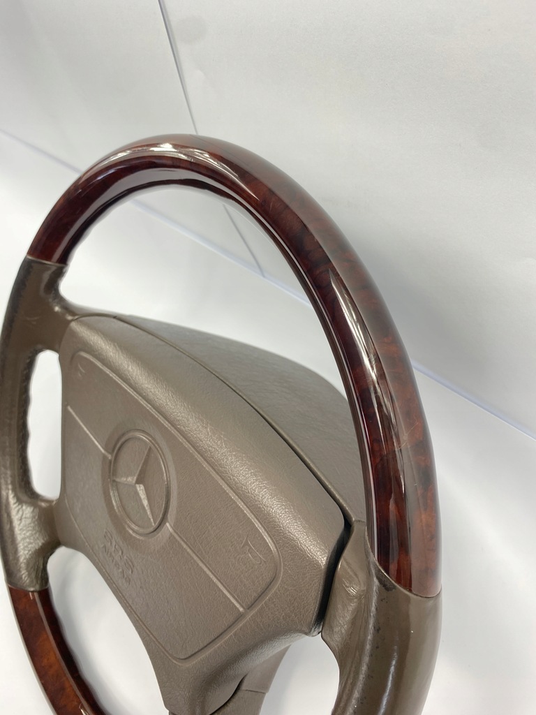 фото №9, Воздуховод колесо руля деревянный кожаный mercedes w124 r129 w140 c140