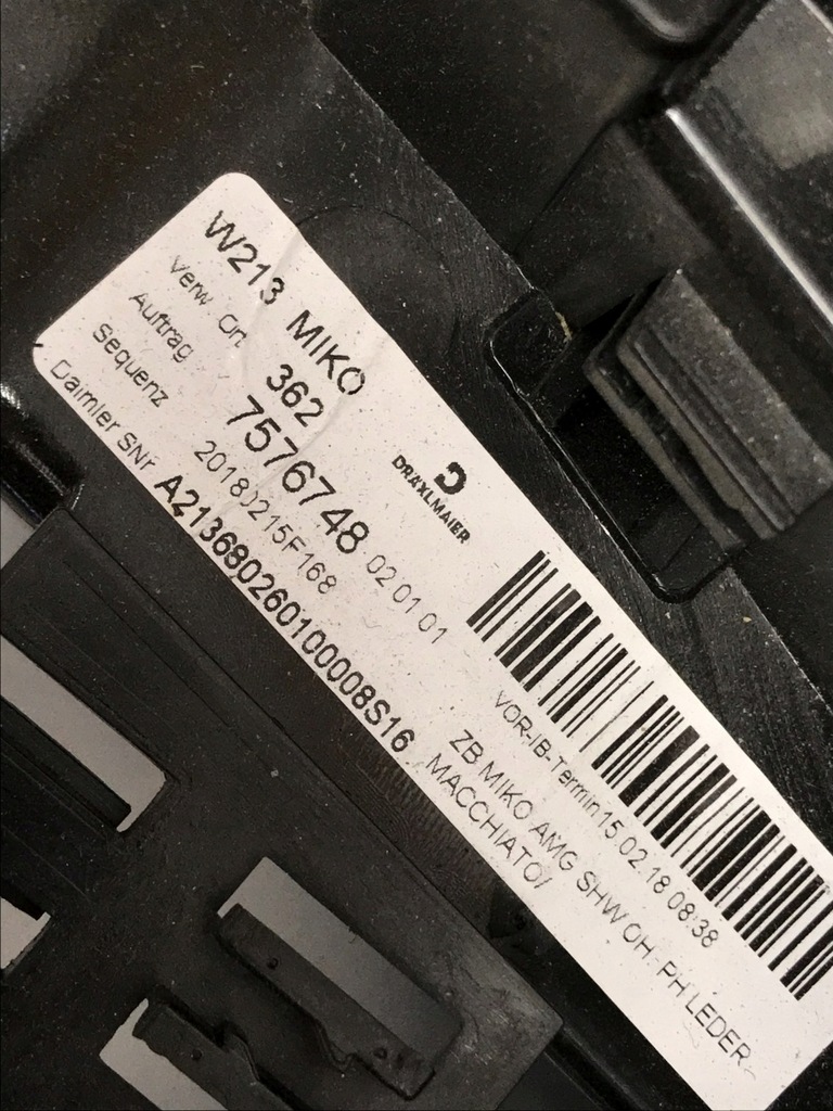 фото №9, Туннель средний mercedes w213 amg a2136802601