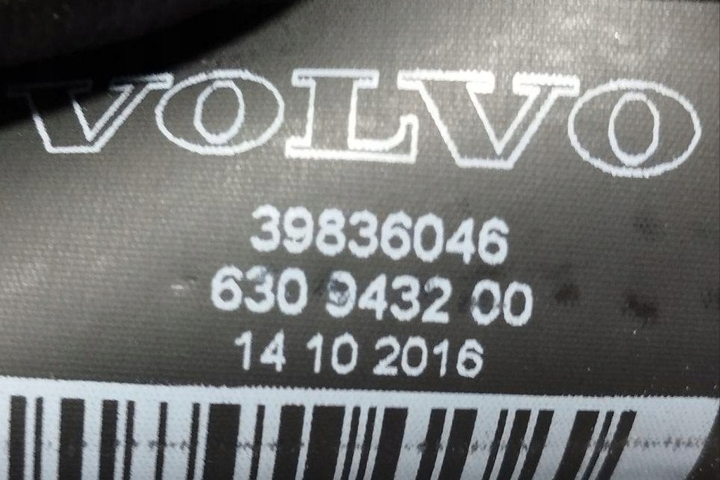 фото №8, Pas безопасности задний правый volvo s90 ii 39836046 бензиновый 187kw 2017