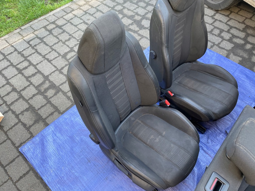 фото №6, Peugeot 308 t9 lift sw kombi сидіння задня заднє сидіння ремені заскочки