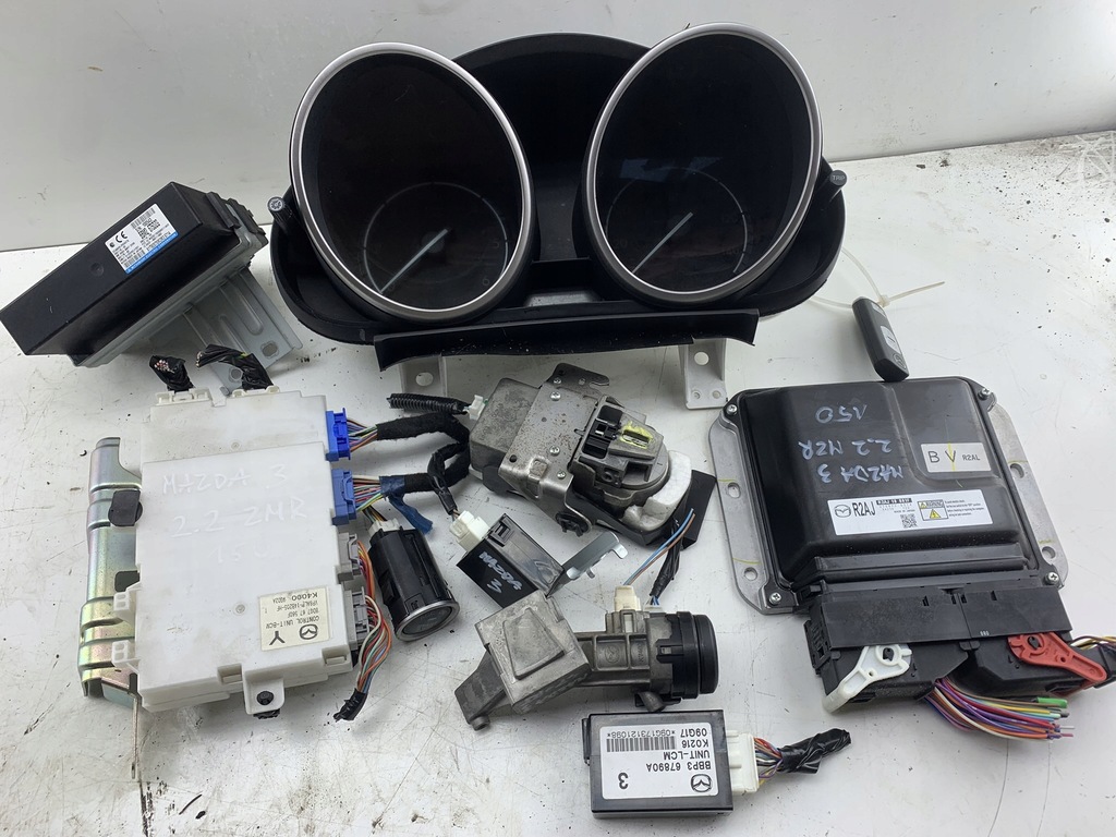 фото №1, Mazda 3 bl sport 2.2 mzr-cd бортовий комп'ютер імобілайзер keyless