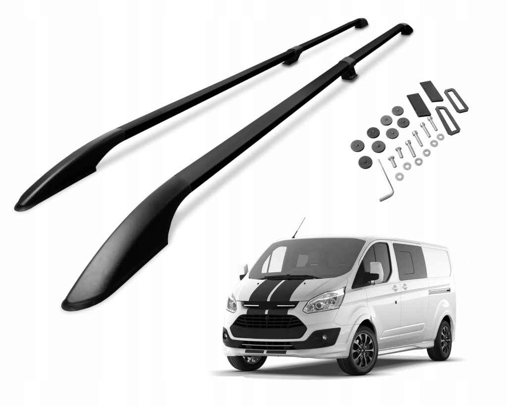 фото №2, Рейлінги дахові ford transit custom 2012-2022 short