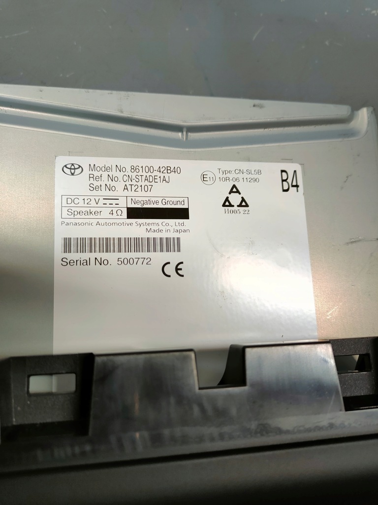 фото №9, Toyota bz4x bz4x навигация navi радио дисплей монитор 86100-42b40