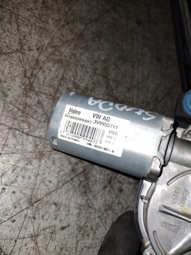 фото №6, Моторчик двірники задня skoda superb iii