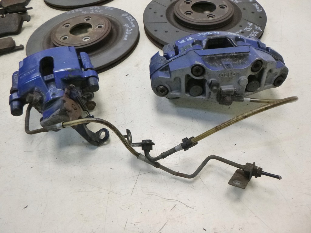 фото №11, Jaguar xf 4.2 sc тормозные диски тормозные суппорты тормозные колодки