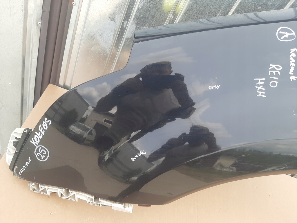 фото №2, Крила лівий перед renault koleos i lata 2007-2011 чорний