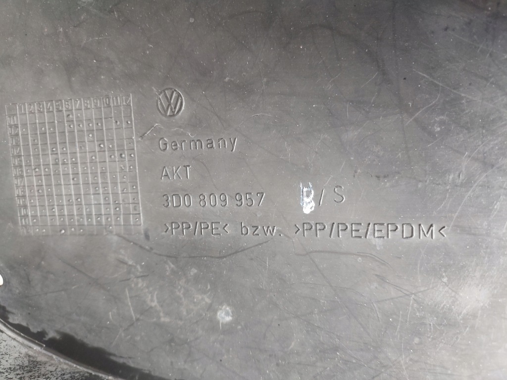 фото №3, Vw phaeton 3d0 підкрилок передні ліва 3d0809957 r/s