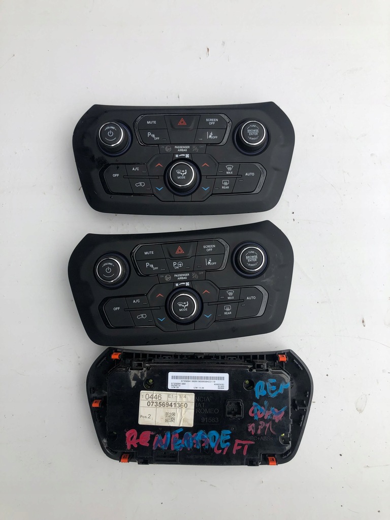 фото №1, Jeep renegade lift панель керування кондиціонер повітропровід