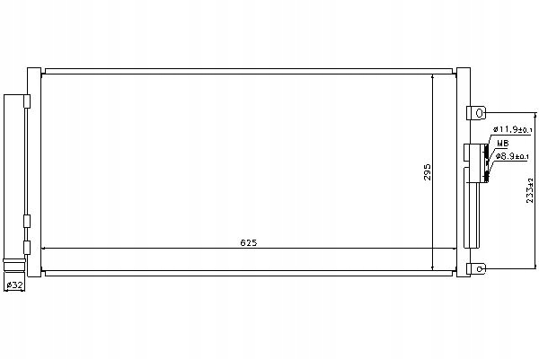 фото №1, Nissens конденсатор кондиционера abarth 500 / 595 /