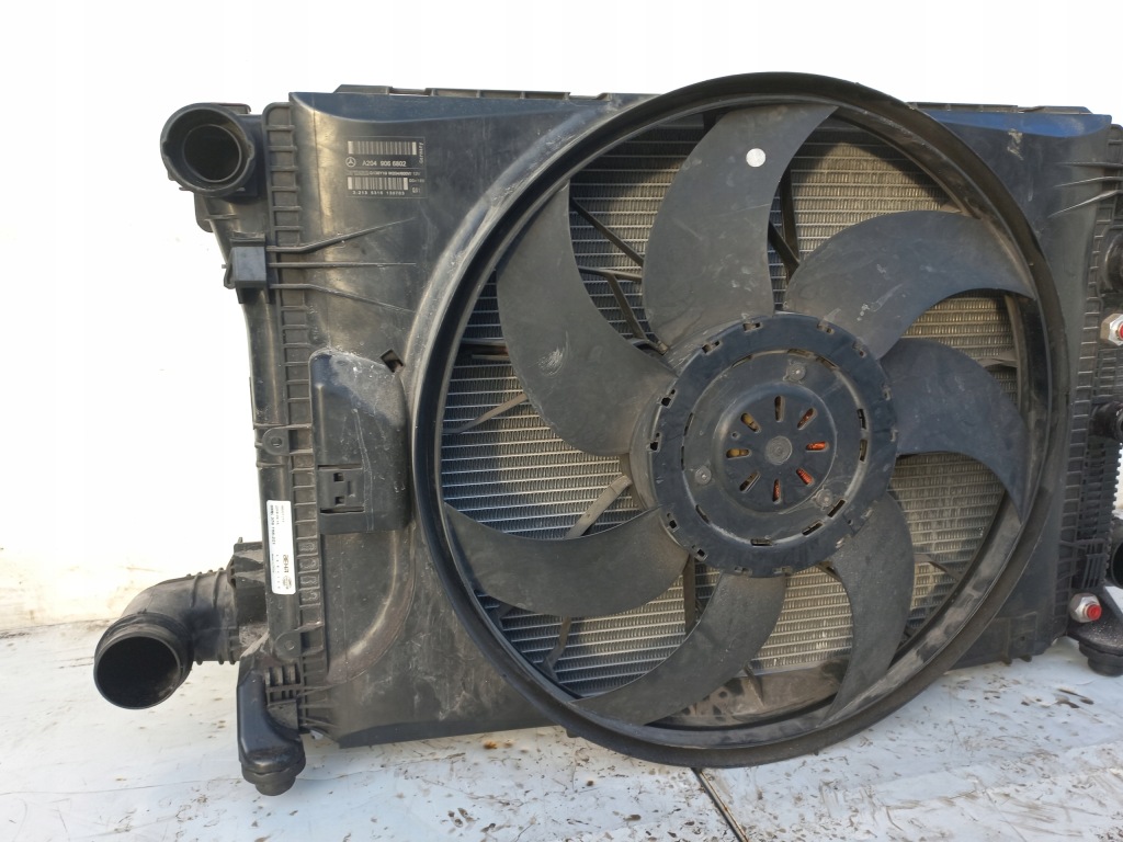 Mercedes w212 рестайлинг  e klasa радиатор вентилятор воды кондиционер интеркулер с Разборки