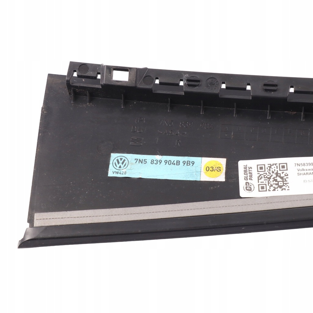 фото №10, Volkswagen sharan 7n молдинг защита стойка дверь правый задняя 7n5839904b