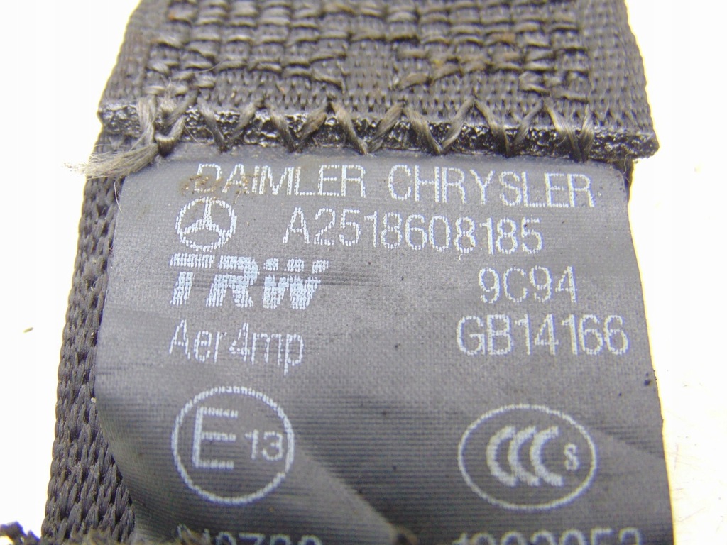 фото №3, Pas безопасности левый задняя mercedes r w251