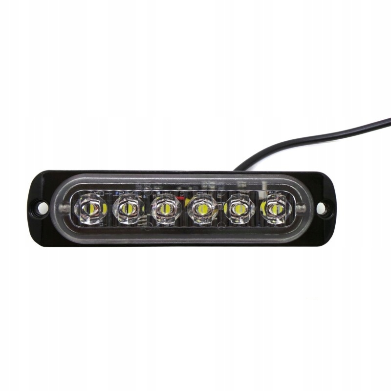 Ліхтар світло заднього виду 6 led 12v-24v, білий mocne Київ
