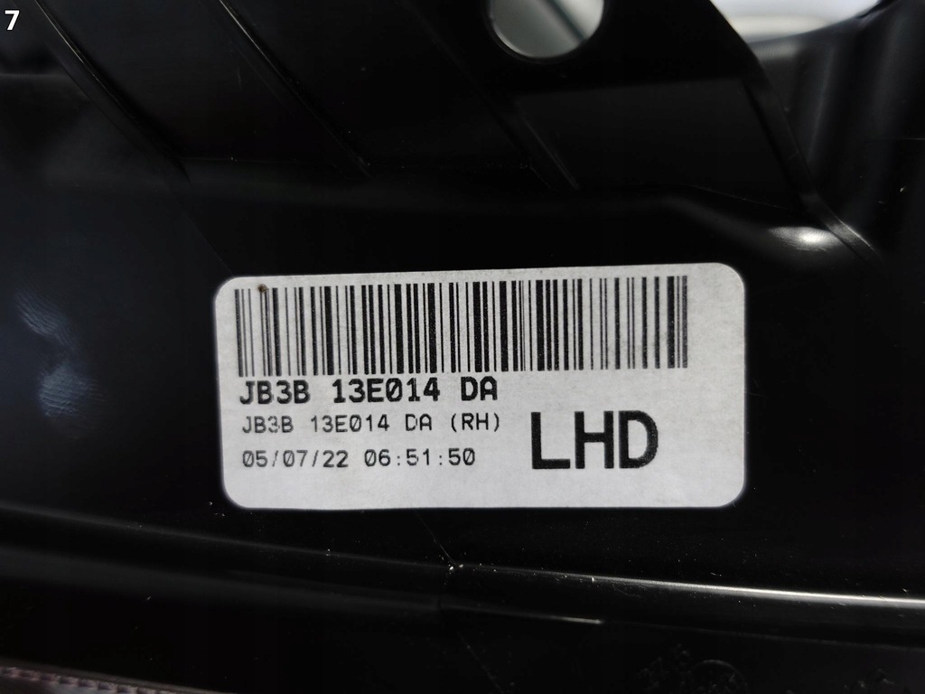 фото №8, Ford ranger v 5 lift raptor 19-22 лампа full led правая тонированная black eu