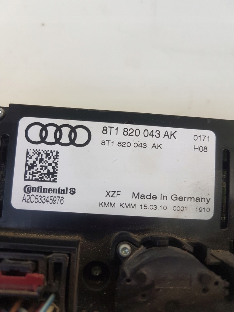 фото №8, Audi a4 b8 8k0 панель управление климат-контроль 8t1