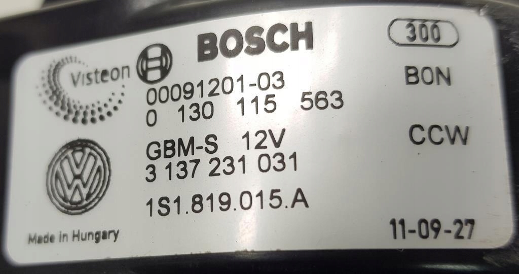 фото №6, Вентилятор повітродувка vw up 1s1819015a europa