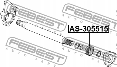 фото №13, Подшипник опоры полуось 30x55x15 opel chevrolet mercedes