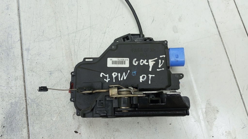 фото №1, Замок дверь правый задняя 7pin vw golf v 7l0839016