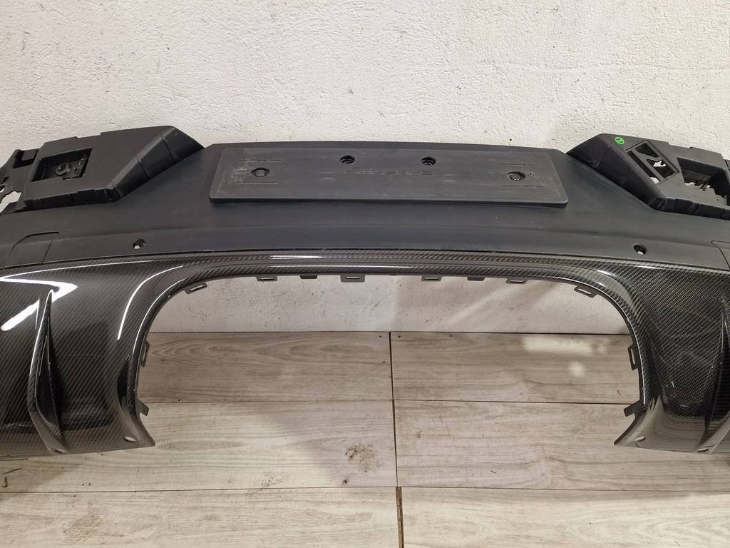 фото №9, Бампер задняя задний porsche cayenne coupe turbo gt карбон