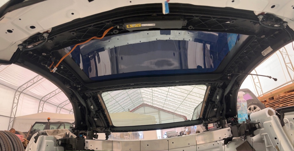 фото №3, Mercedes sl w231 r231 231 дах панорама панорамний