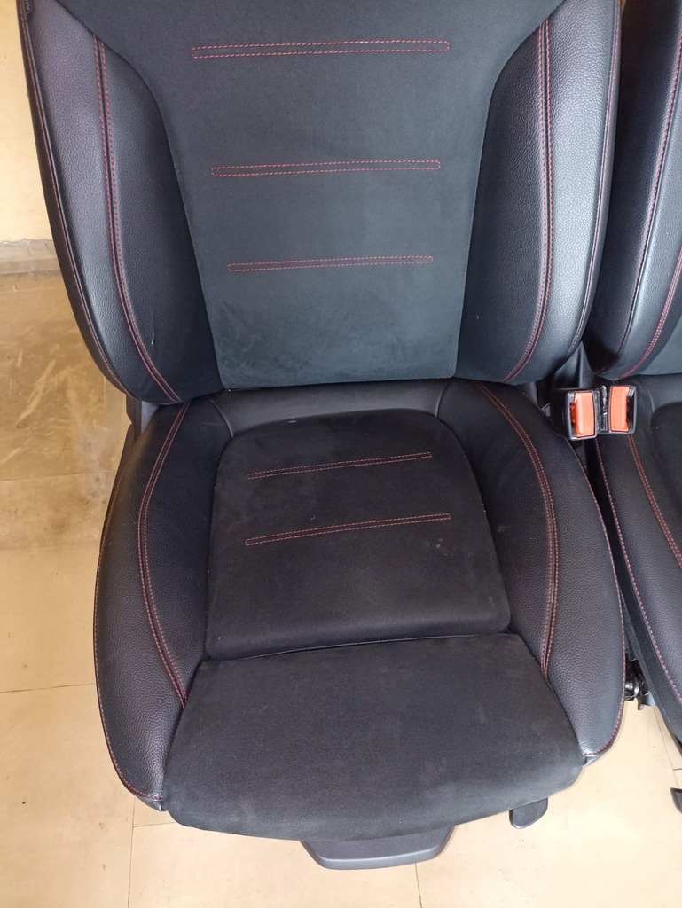 фото №5, Mercedes w177 a klasa amg сиденья заднее сиденье комплект кожа alcantara сиденье