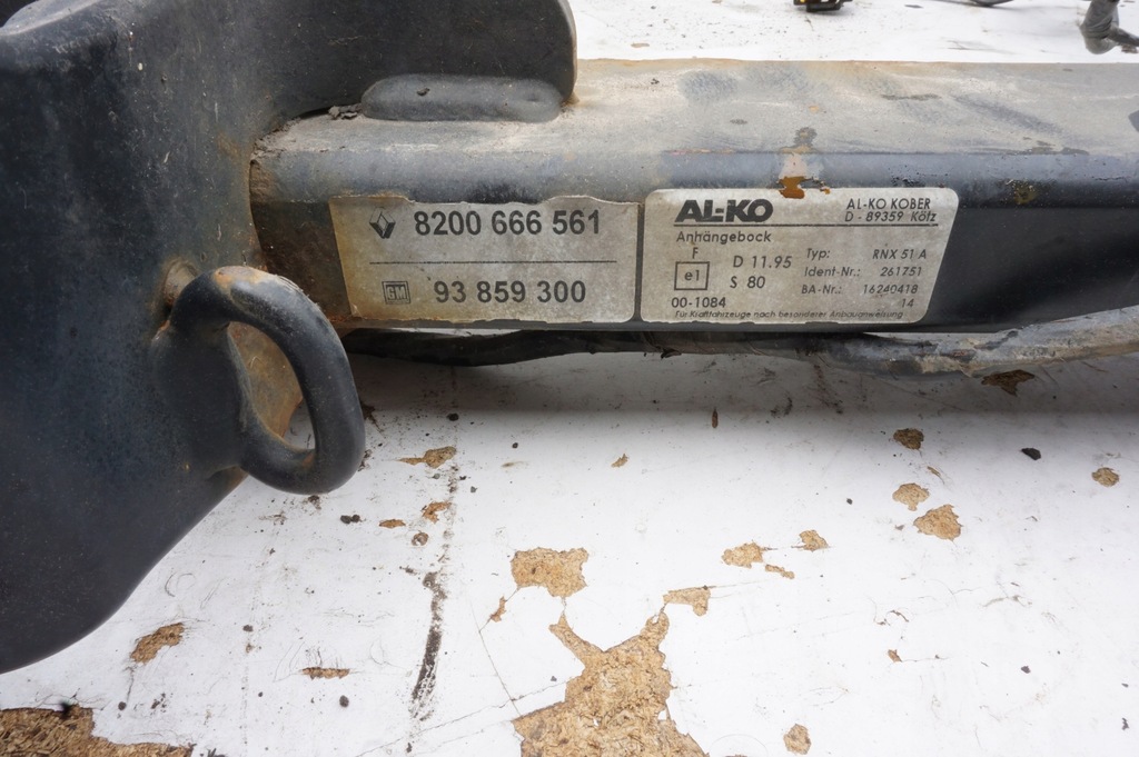 фото №2, Hak буксировочный renault trafic 2 ii